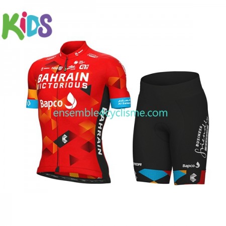 Tenue Maillot + Cuissard 2022 Team Bahrain Victorious Enfant N001